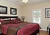 The downstairs Master Bedroom is easy to get to and offers privacy from hustle and bustle!