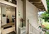 Welcoming private condo entrance.