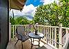Private balcony with views