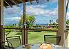 Lanai with scenic ocean and golf course view