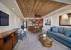 Open-concept living with a seamless flow from kitchen to lounge.