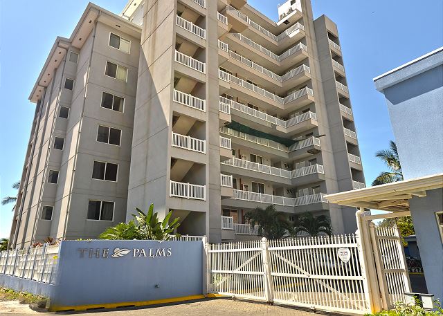 The Palms Jaco 1001 Main Street Entrance At The Palms Apartment Building In Jaco Beach Costa Rica