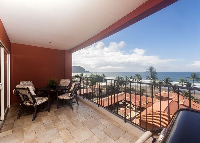 Jaco Puntarenas Costa Rica Vistamar 5c On The Beach In Large Terrace With Panoramic Views Of Jaco Beach At Vacation Al Condo Vista Mar 5c In Costa Rica