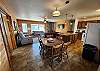 Kitchen with attached living room