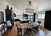Dining Space- Seating for up to 6 people at the table and more seating around the kitchen island.