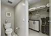 Separate toilet facility and large walk-in closet.
