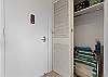 Entrance to unit #1428.  Closet space with a selection of beach toys for your use and enjoyment.