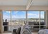 Ala Wai Boat Harbor views from the living room and bedroom.