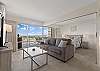 Living room and bedroom combination.  Can be opened or closed off for more privacy or keep the opened feeling.