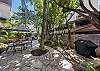 More areas to enjoy the outdoors in the shade of beautiful trees and tropical foliage.