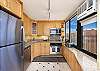 The fully-equipped kitchen comes with everything you will need for all your cooking needs.