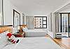 two comfortable single beds.