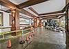 Lobby area to enter Waikiki Banyan Tower 2.  Sit and relax and enjoy people watching or enjoy a coffee.