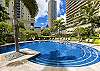 Beautiful, large resort styled swimming pool to hang out, relax and soak in the Hawaiian sun.