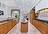 Full kitchen with island