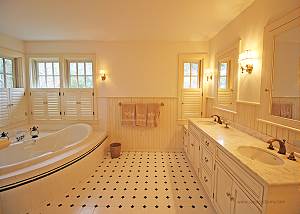 1st Floor Master Bathroom with Double Vanity