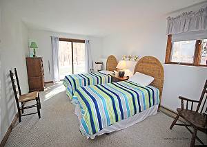 Lower level bedroom three two twin beds