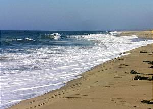 Kayak to ocean beach