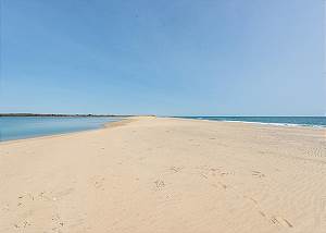 Oyster Pond Private Beach  Ocean Side