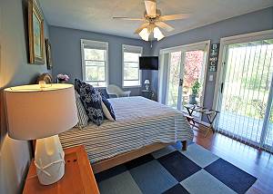 Another view of first floor Queen bedroom