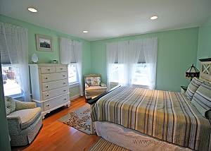 Another view of first floor Queen bedroom