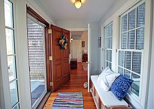 Hallway to first floor suite bedroom