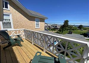 View from guest house deck