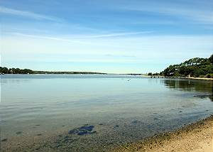 View from beach