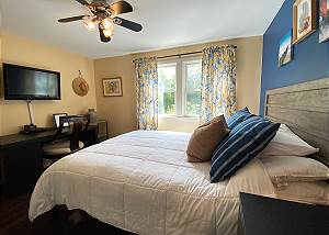 Another view of second floor Queen bedroom