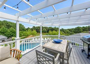 Deck off of dining room