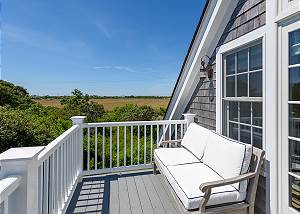 Guest house deck view