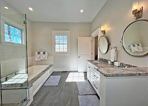 Another view of first floor King bathroom