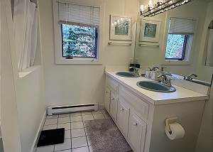 Second floor bedroom bathroom