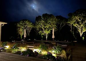 Poolside at Night