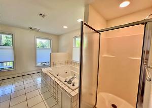 First floor bedroom bathroom