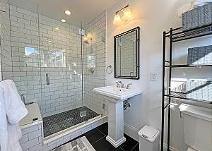 Second floor bedroom bathroom