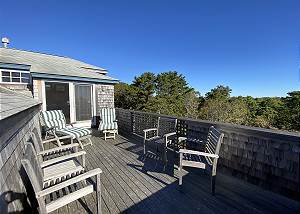 Another view of second floor deck