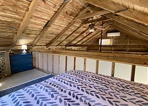 Another view of Queen loft bedroom