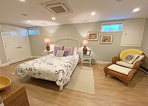 Another view of lower level Queen bedroom