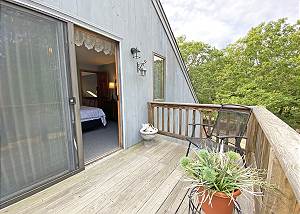 Another view of Queen bedroom deck