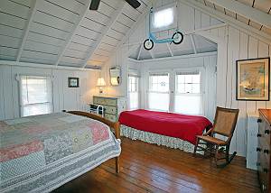 Another view of second floor Queen bedroom