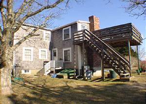 Back of house in winterThink GREEN