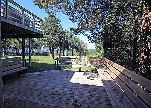 Master bedroom deck