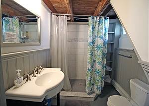 Basement bathroom