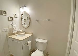 Second floor half bath