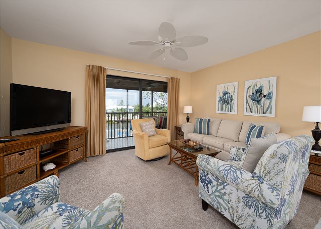 #1432 Sanibel Moorings Dock View