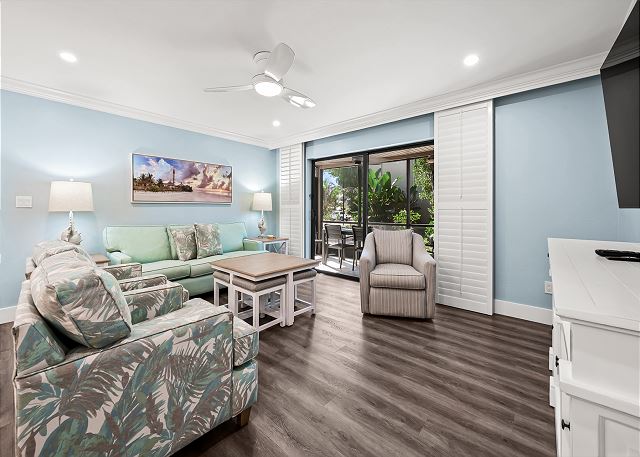 #221 Sanibel Moorings Courtyard View