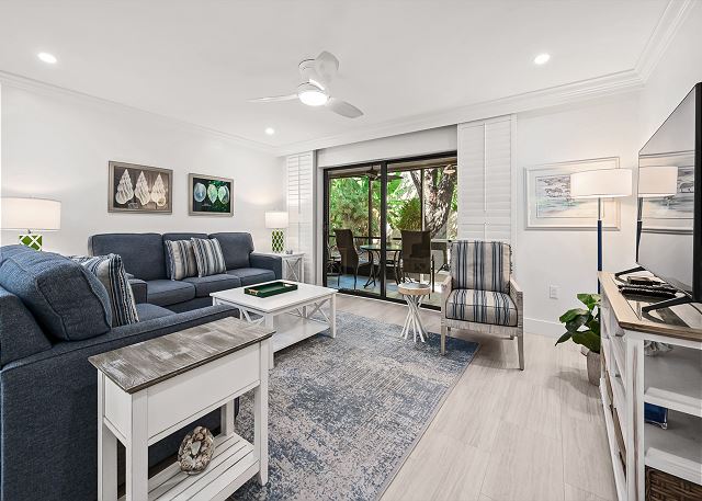 #441 Sanibel Moorings Courtyard View