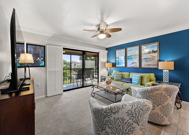 #612 Sanibel Moorings Courtyard View