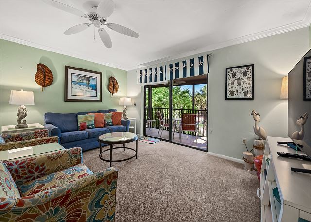 #642 Sanibel Moorings Courtyard View